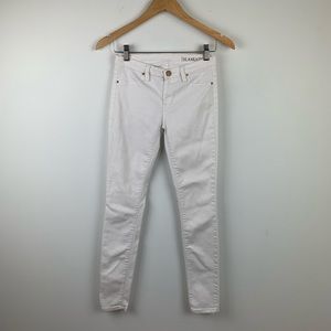 Blank NYC White Denim Skinny Jeans, Size 27